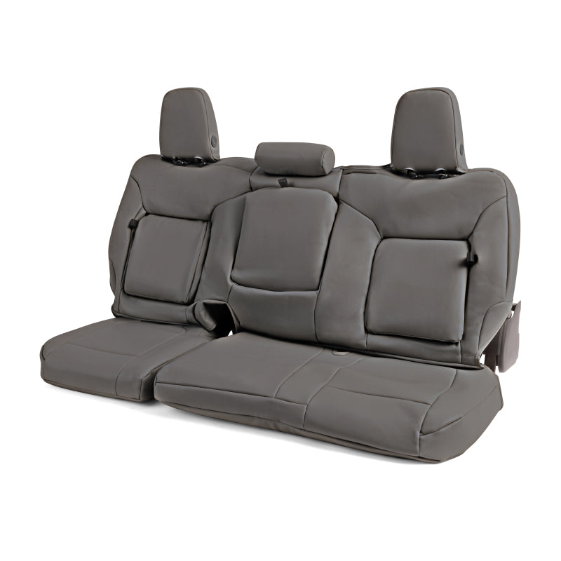 Covercraft 23-24 Ford Super Duty Leatherette PrecisionFit Custom Front Row Seat Covers - Stone