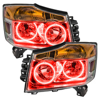 ORACLE Lighting Oracle Nissan Titan 08-15 Halo Kit - ColorSHIFT w/ Simple Controller