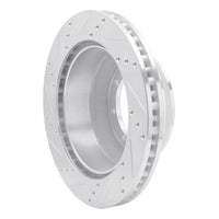 R1 Concepts R1 99-07 Ford E-350 Super Duty Rear Right Drilled & Slotted Silver Brake Rotor