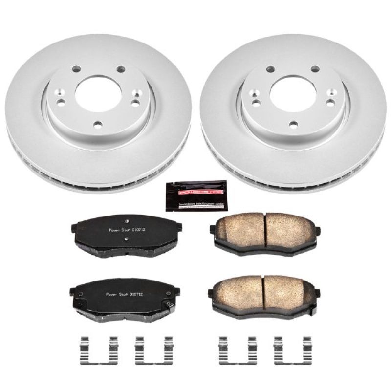 PowerStop Power Stop 10-12 Hyundai Tucson Front Z17 Evolution Geomet Coated Brake Kit