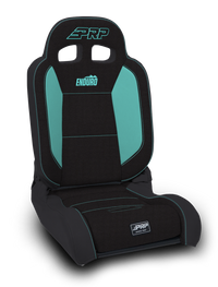 PRP Seats PRP EnduroDaily Reclining Suspension Seat - Black/Teal Tweed - Driver