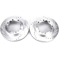 PowerStop Power Stop 90-00 Chevrolet K3500 Front Evolution Drilled & Slotted Rotors - Pair