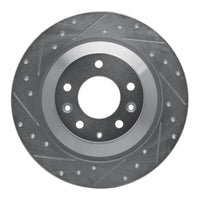 R1 Concepts R1 06-07 Mazda 6 Rear Left Drilled & Slotted Silver Brake Rotor