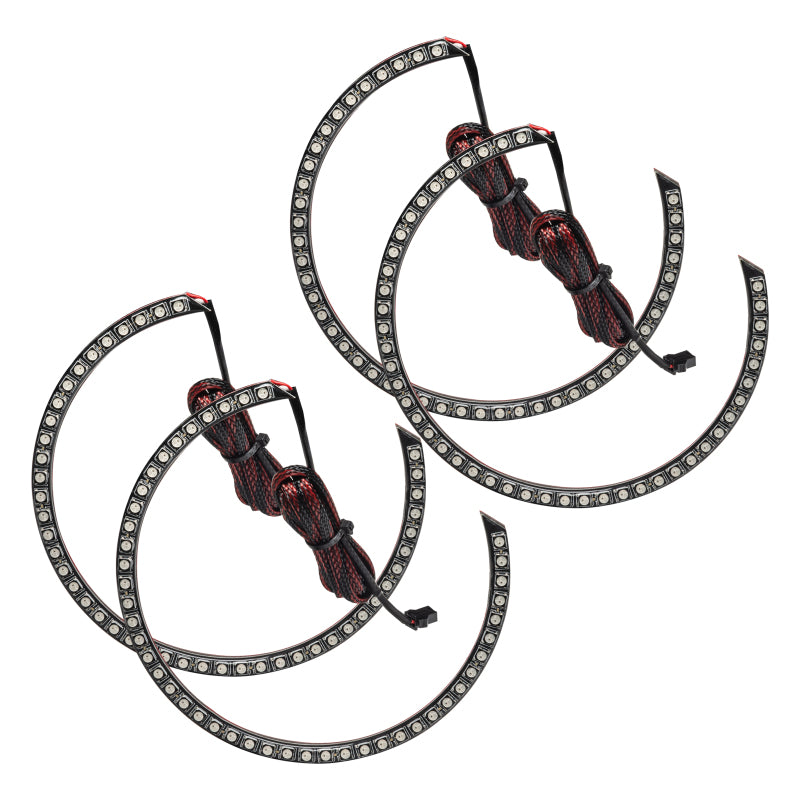 ORACLE Lighting Oracle 08-14 Dodge Challenger Dynamic Surface Mount Headlight Halo Kit - - Dynamic