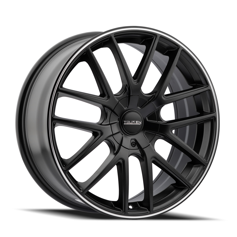 Touren 3260 TR60 17x7.5 / 5x108/114.3 BP / 42mm Offset / 72.62mm Hub Matte Black Machined Wheel