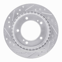 R1 Concepts R1 91-98 Chevrolet Tracker Front Right Drilled & Slotted Silver Brake Rotor