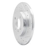 R1 Concepts R1 84-85 BMW 318I Front Right Drilled & Slotted Silver Brake Rotor