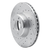 R1 Concepts R1 12-21 BMW 228I Front Left Drilled & Slotted Silver Brake Rotor