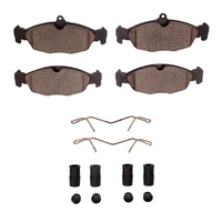 R1 Concepts R1 97-06 Jaguar Vanden Plas Rear Optimum OE Pads & Hardware Kit