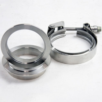 Granatelli Motor Sports Granatelli 3.5in Mating Male to Female Flanges w/V-Band Clamp