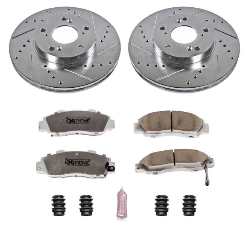 PowerStop Power Stop 98-02 Honda Accord Front Z26 Street Warrior Brake Kit