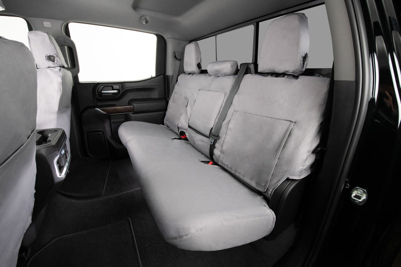 Covercraft 19-24 Dodge Ram 1500 Polycotton SeatSaver Custom Second Row Seat Covers - Grey
