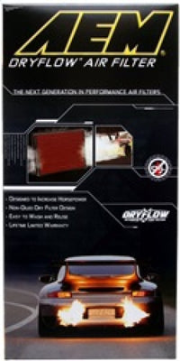 AEM Induction AEM 14.313in O/S L x 6.625in O/S W x 1.5in H DryFlow Air Filter