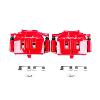 PowerStop Power Stop 15-17 Ford Mustang Front Red Calipers w/Brackets - Pair