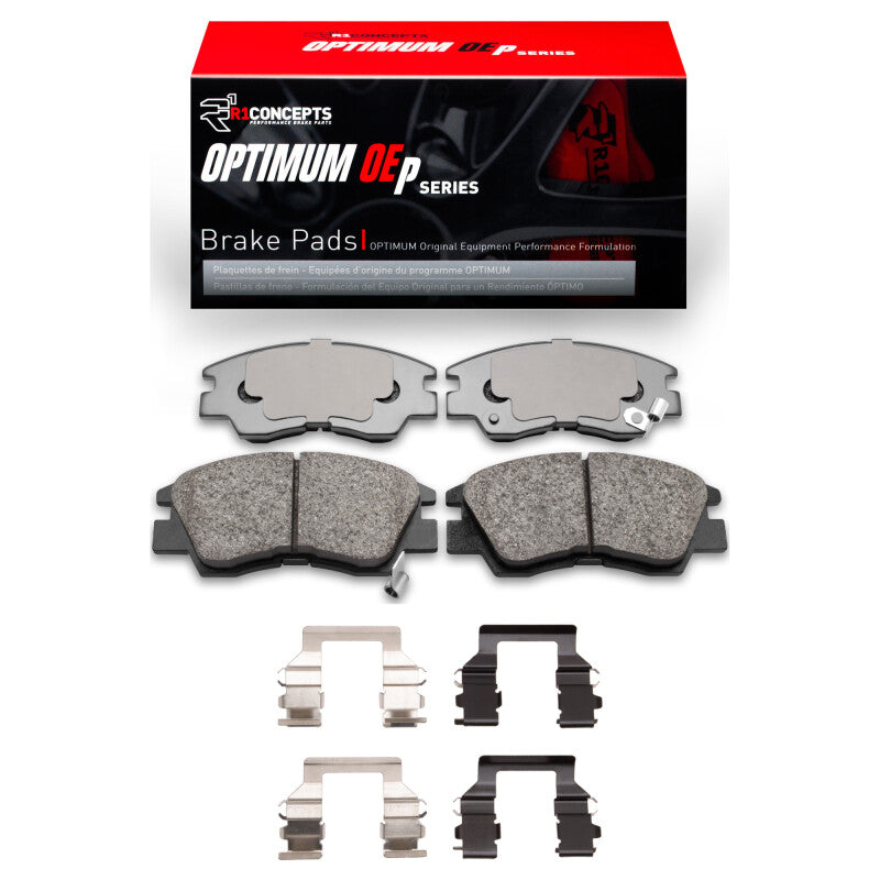R1 Concepts R1 1986-2008 Dodge Van 1000 (Mexico) Front R1 Optimum OE Pads & Hardware Kit
