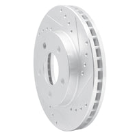 R1 Concepts R1 01-07 Buick Rendezvous Front Right Drilled & Slotted Silver Brake Rotor