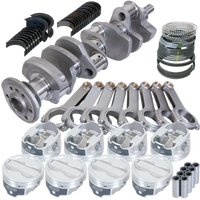 Eagle Chevy LT1 350 1Pc 3.750in Crank 6.000in H-Beam -18cc 4.040in Pistons Rotating Assembly