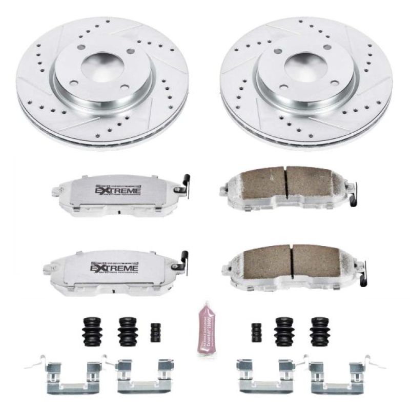 PowerStop Power Stop 09-14 Nissan Cube Front Z26 Street Warrior Brake Kit