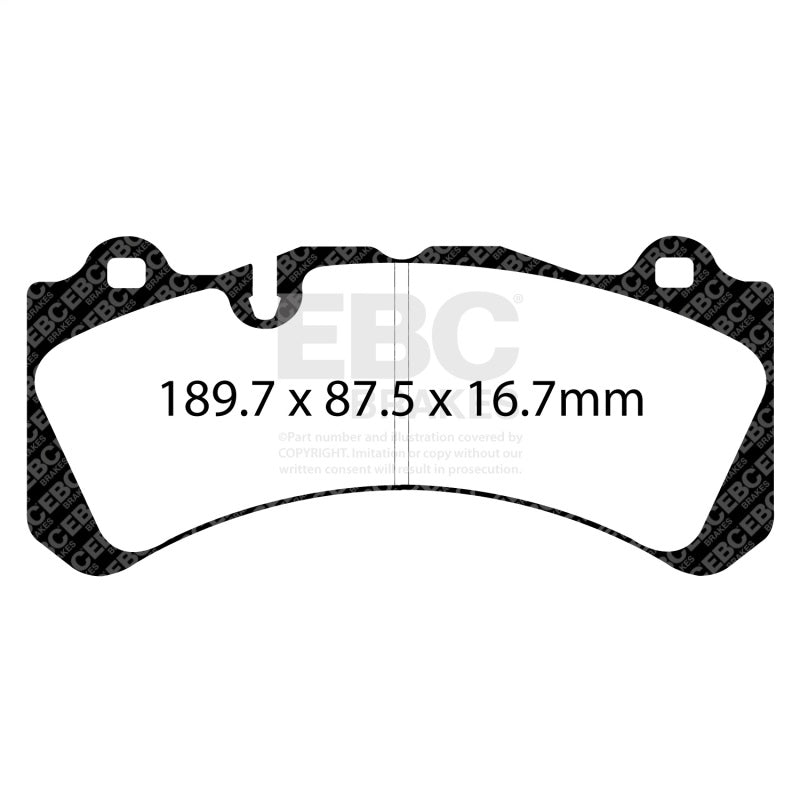 EBC 2019+ Volvo S60 Polestar 2.0T & Electric Bluestuff Front Brake Pads
