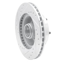 R1 Concepts R1 1967-1974 Buick GS 400 Front Right Drilled & Slotted Silver Brake Rotor
