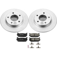 PowerStop Power Stop 93-97 Ford Probe Rear Z17 Evolution Geomet Coated Brake Kit