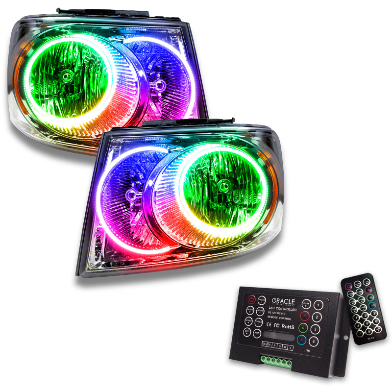 ORACLE Lighting Oracle 07-09 Dodge Durango SMD HL - Chrome - ColorSHIFT w/ 2.0 Controller