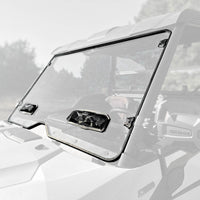 Seizmik 24+Kawasaki Ridge Ranch Tool Less Windshield - UV