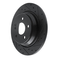 R1 Concepts R1 07-13 Mercedes-Benz S550 Rear Right Drilled & Slotted Black Brake Rotor