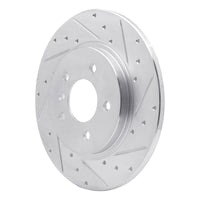 R1 Concepts R1 05-05 Buick TERRAZA Rear Right Drilled & Slotted Silver Brake Rotor