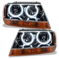 ORACLE Lighting Oracle 99-04 Jeep Grand Cherokee SMD HL - Black - ColorSHIFT w/ BC1 Controller
