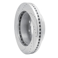 R1 Concepts R1 94-97 Dodge B200 / B200 Van / B250 Front Right Drilled & Slotted Silver Brake Rotor