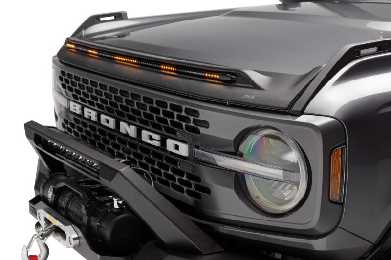 Husky Liners 21-24 Ford Bronco 2/4dr (Excl. Raptor) Aeroskin Lightshield PRO - Blk