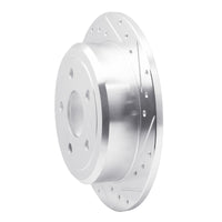 R1 Concepts R1 2007-2018 Jeep Wrangler Rear Right Drilled & Slotted Silver Brake Rotor