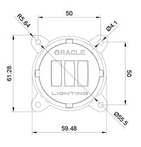 ORACLE Lighting Oracle 60mm 15W Fog Beam LED Emitter