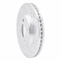 R1 Concepts R1 05-05 Buick Park Avenue Front Right Drilled & Slotted Silver Brake Rotor
