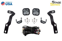 Diode Dynamics 16-21 Toyota Tacoma Stage Series 2in LED Ditch Light Kit - Pro White Combo