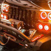 ORACLE Lighting Oracle Vector Jeep Wrangler JK Grille Halo Kit - ColorSHIFT