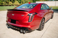 CORSA Performance Corsa 22-25 Cadillac CT4 V Blackwing 3in Dual Mode Active Cat-Back 4.5in CF Polished Dual Rear Tip