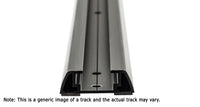 Rhino-Rack RTV Tracks w/Hardware & End Caps - 58.3in - Pair