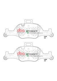 DBA 20-22 BMW 330i (G20/G22/G23/G30) SP Performance Front Brake Pads