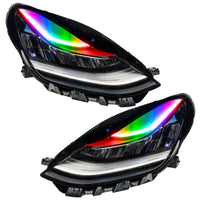 ORACLE Lighting Oracle 17-21 Tesla Model 3 Headlight DRL Upgrade Kit - ColorSHIFT 2