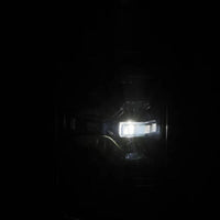 AlphaRex 87-96 Ford Bronco/F-150 Luxx-Series LED Tail Lights - Alpha-Black