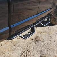 Westin 07-21 Toyota Tundra Double Cab Outlaw Nerf Step Bars - Textured Black