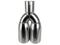 aFe MACH Force-Xp Universal Exhaust Tip 2-1/2 IN Inlet x 3-1/2 IN Outlet X 12 IN L