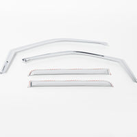 Putco 17-20 Ford SuperDuty - Crew Cab (Set of 4) Element Chrome Window Visors