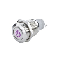 ORACLE Lighting Oracle Power Symbol On/Off Flush Mount LED Switch - UV/Purple
