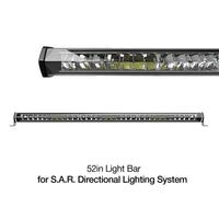 XKGLOW XK Glow White Housing SAR Light Bar - Emergency Search and Rescue Light 52In