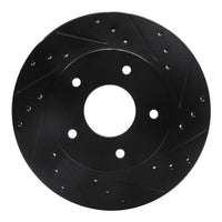 R1 Concepts R1 78-81 Pontiac Firebird Rear Right Drilled & Slotted Black Brake Rotor