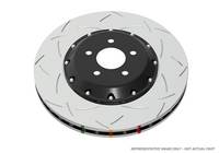 DBA 02-03 Jaguar Vanden Plas (w/355mm Front Rotor) Front 5000 Series 2-Pc Slotted Rotor w/Black Hat