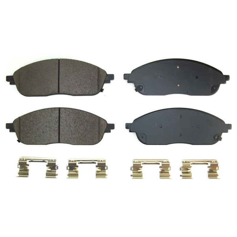 PowerStop Power Stop 2022 Jeep Grand Cherokee Front Z17 Evo Ceramic Brake Pads w/Hardware